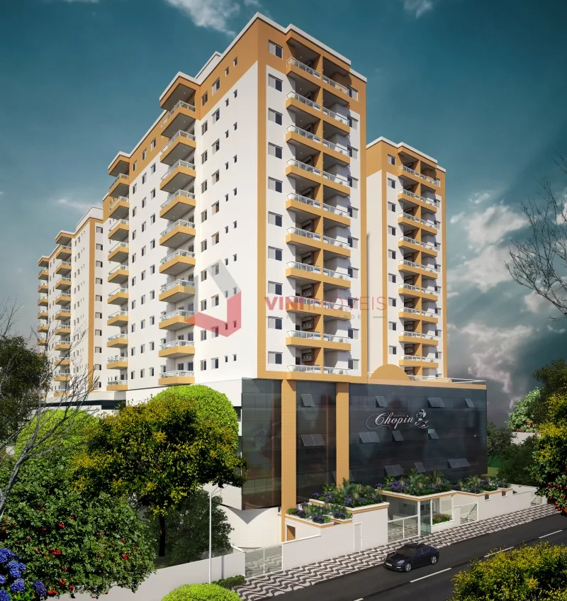 Apartamento 2 dormitórios no Boqueirão - Praia Grande