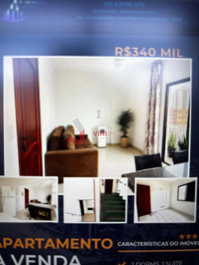 Apartamento 2 dormitórios no Aviação - Praia Grande
