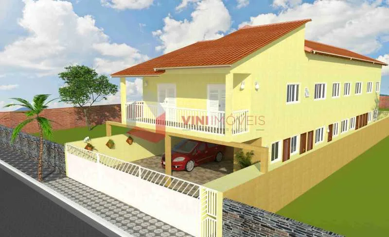 Casa 2 dormitórios no Caiçara - Praia Grande