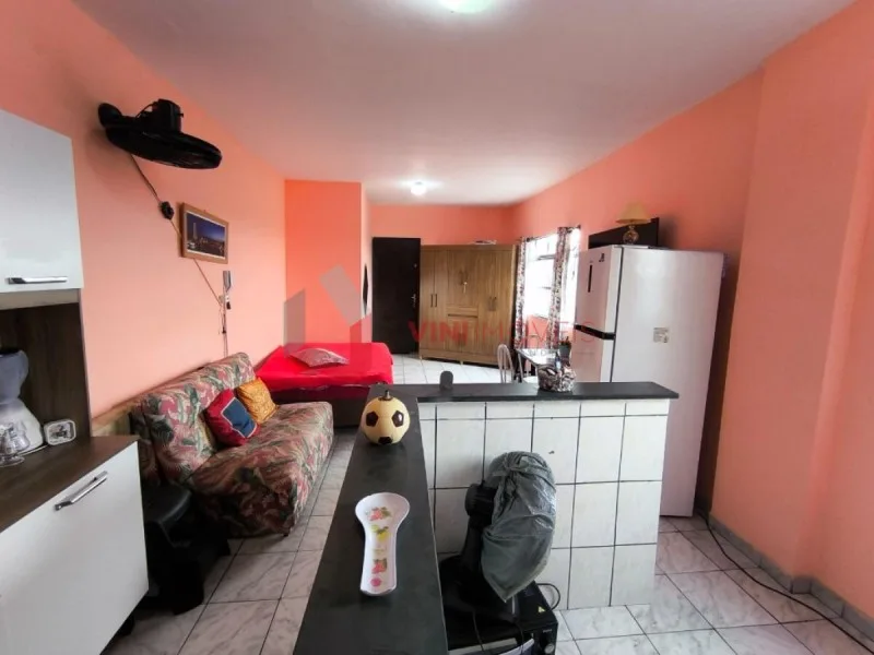 Kitnet 1 dormitório no Cidade Ocian - Praia Grande