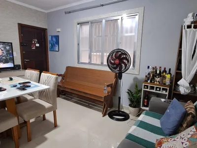 Apenas 150m da Praia | 2 Dorm mobiliado LINDO | Comércio perto