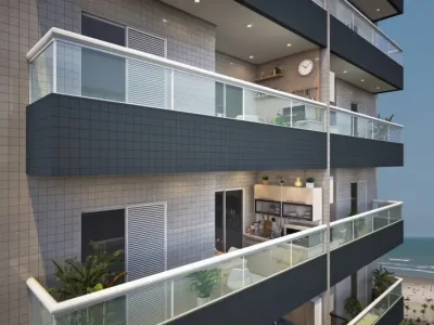 Apartamento em Praia Grande | 1 Dorm | Entrada R$ 22,5 mil | Aviação | Lazer Completo
