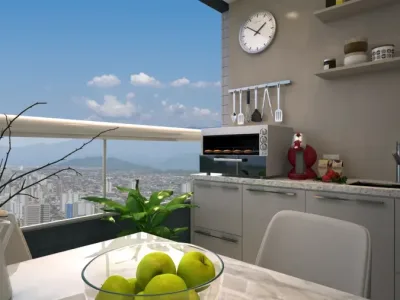 Apartamento em Praia Grande | 1 Dorm | Entrada R$ 22,5 mil | Aviação | Lazer Completo