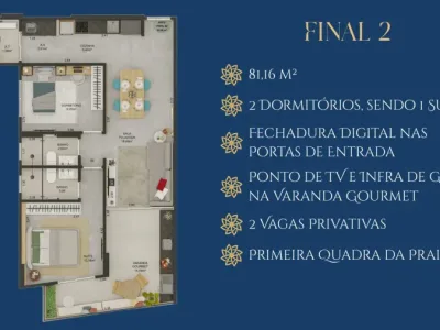 Apartamento em Praia Grande | 3 Dorm c/ Suíte | Entrada R$ 49,9 mil | Aviação
