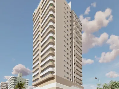 Apartamento em Praia Grande | 3 Dorm c/ Suíte | Entrada R$ 122 mil | Aviação