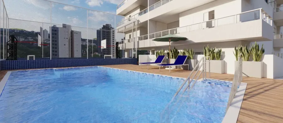 Apartamento em Praia Grande | 3 Dorm | Entrada R$ 485 mil | Aviação