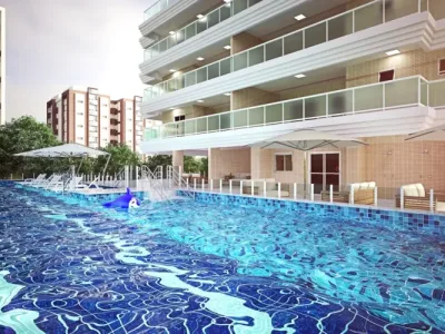 Apartamento em Praia Grande | 4 Dorm c/ Suíte | Entrada R$ 554,5 mil | Caiçara