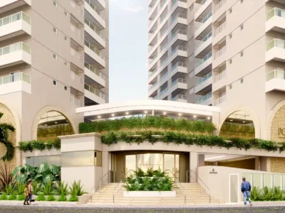 Apartamento em Praia Grande | 2 Dorm | Entrada R$ 249,6 mil | Caiçara | Lazer Completo