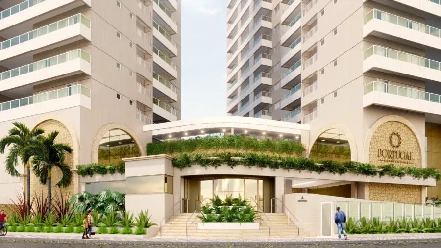 Apartamento em Praia Grande | 3 Dorm | Entrada R$ 353,2 mil | Caiçara | Lazer Completo
