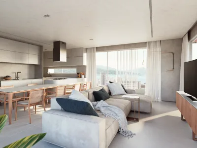 Apartamento em Praia Grande | 3 Dorm c/ Suíte | Entrada 2x R$ 186,5 mil | Canto do Forte