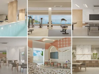 Apartamento em Praia Grande | 3 Dorm | Entrada R$ 418,7 mil | Canto do Forte