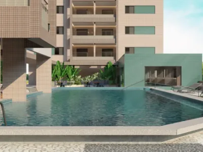 Apartamento em Praia Grande | 3 Dorm c/ Suíte | Ato R$ 87,3 mil | Canto do Forte