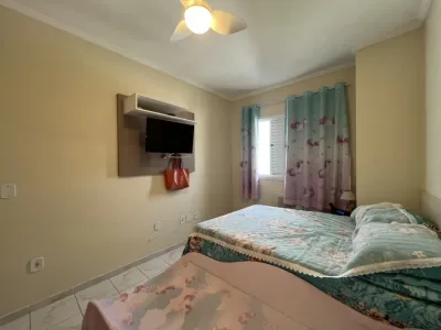 Apartamento em Praia Grande | 3 Dorm | Entrada R$ 440 mil | Guilhermina | Lazer Completo
