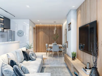 Apartamento em Praia Grande | 1 Dorm c/ Suíte | Entrada R$ 41,4 mil | Guilhermina