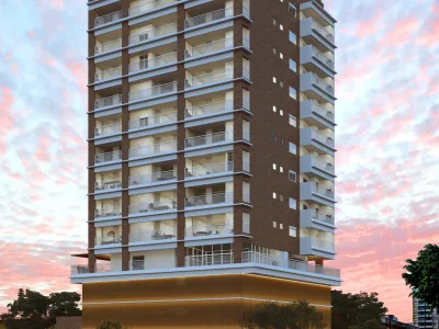 Apartamento em Praia Grande | 2 Dorm c/ Suíte | Entrada R$ 56,3 mil | Guilhermina