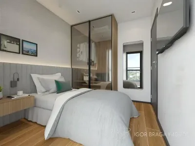 Apartamento em Praia Grande | 2 Dorm c/ Suíte | Entrada R$ 72 mil | Guilhermina