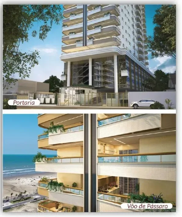 Apartamento em Praia Grande | 3 Dorm c/ Suíte | Entrada R$ 550 mil | Guilhermina