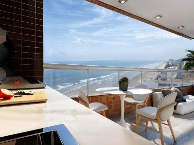 Apartamento em Praia Grande | 2 Dorm c/ Suíte | Entrada R$ 116,7 mil | Imperador