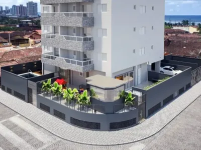 Apartamento em Praia Grande | 2 Dorm | Entrada R$ 167,7 mil | Jardim Real | Lazer Completo
