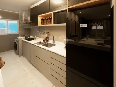 Apartamento em Praia Grande | 2 Dorm | Entrada R$ 19,7 mil | Jardim Real
