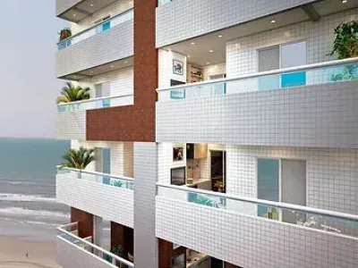 Apartamento em Praia Grande | 2 Dorm c/ Suíte | Ato R$ 63,1 mil | Maracanã