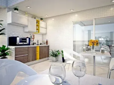 Apartamento em Praia Grande | 2 Dorm c/ Suíte | Ato R$ 63,1 mil | Maracanã