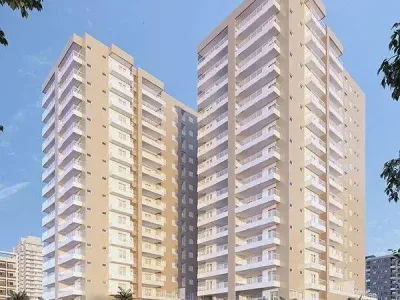 Apartamento em Praia Grande | 2 Dorm c/ Suíte | Entrada R$ 30 mil | Mirim