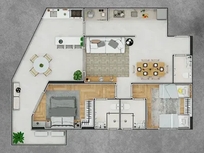 Apartamento em Praia Grande | 2 Dorm c/ Suíte | Entrada R$ 78 mil | Solemar