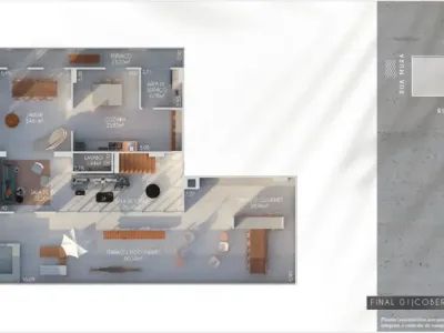 Apartamento em Praia Grande | 3 Dorm | Entrada R$ 330 mil | Tupi