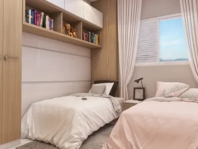 Apartamento em Praia Grande | 2 Dorm c/ Suíte | Ato R$ 160 mil | Tupi | Lazer Completo