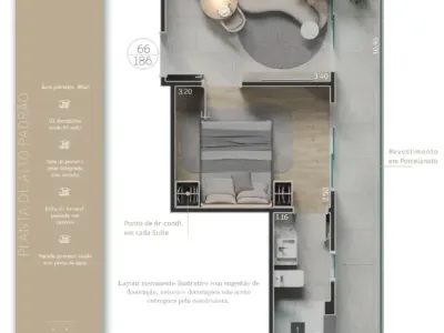 Apartamento em Praia Grande | 1 Dorm c/ Suíte | Entrada R$ 186,2 mil | Vilamar