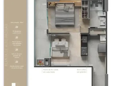 Apartamento em Praia Grande | 1 Dorm c/ Suíte | Entrada R$ 186,2 mil | Vilamar
