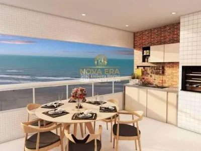 Luxo Frente Mar, R$ 771.473,00 de ENTRADA, 3 dorm, 2 suítes, varanda gourmet