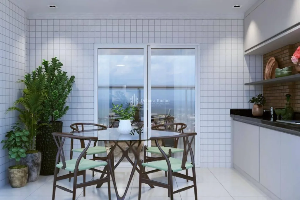 Apartamento 3 dormitórios na Guilhermina, Praia Grande