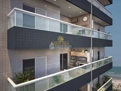 Alto Padrão Pé Na Areia !! Entrada R$ 70 Mil - Apto 1 Dormt C/Varanda Gourmet,