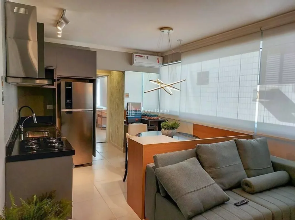 Apartamento 1 dormitório na Vila Guilhermina, Praia Grande