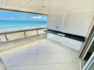 Sofisticado| Frente Mar !! 3 Dormts 3 suítes C/Varanda Gourmet, ENTRADA R$ 903.800,00