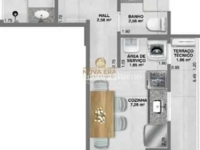 Entrada de R$ 85.000,00 | Guilhermina! ACABAMENTO MARAVILHOSO - 2 Dormts 1Suíte, varanda Gourmet, lazer