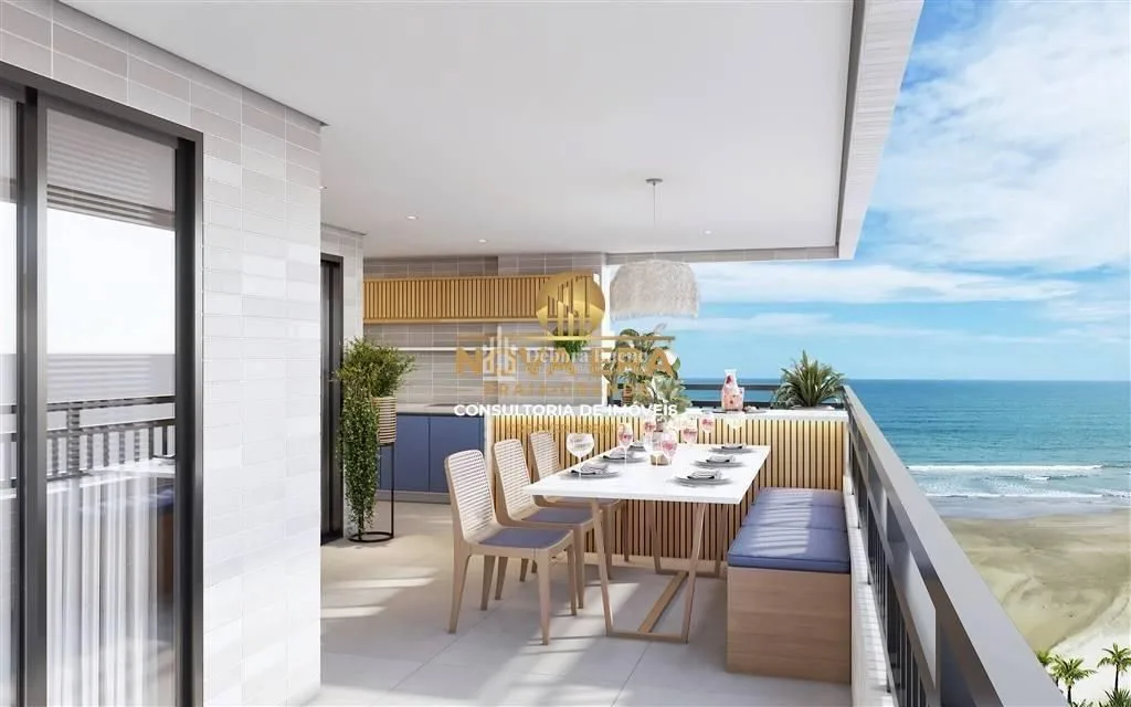 Apartamento 2 dormitórios na Guilhermina, Praia Grande