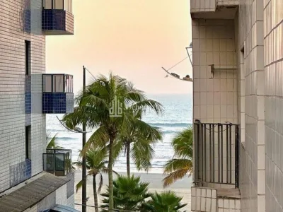 PRÉDIO FRENTE MAR COM VISTA MAR 345MIL 2DORM,1VAGA,LAZER,ACEITA BANCO