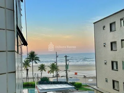 PRÉDIO FRENTE MAR COM VISTA MAR 345MIL 2DORM,1VAGA,LAZER,ACEITA BANCO