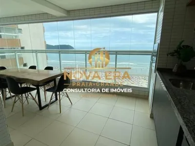 Sofisticado Frente Mar, Mobiliado, Decorado, Luxo, 3 Suítes +1dep,