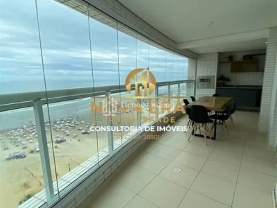 Sofisticado Frente Mar, Mobiliado, Decorado, Luxo, 3 Suítes +1dep,