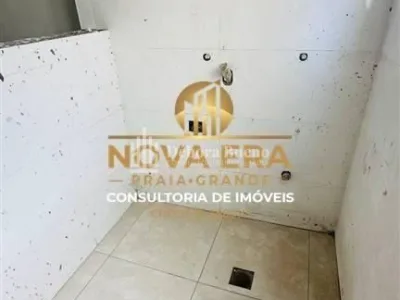 PERTINHO DA PRAIA !! AMPLA VARANDA GOURMET COM VISTA MAR NA AVIAÇÃO SÓ 375 MIL