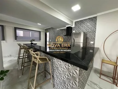 🌊 VISTA MAR | 1 DORM. COM VARANDA GOURMET | ENTRADA R$ 240 MIL | LAZER COMPLETO