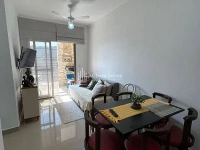 CANTO DO FORTE !! MOBILIADO 2DORM SACADA GOURMET, 535 MIL Á VISTA LAZER COMPLETO