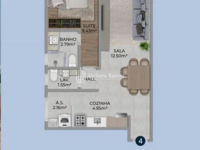 330 Mil á Vista Guilhermina 1 Dormt Com Suíte Varanda Gourmet e Lazer Pertinho da Praia