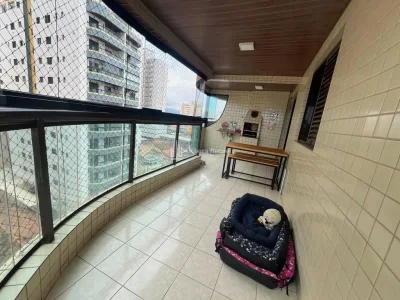 PÉ NA AREIA !! 3DORMS/2 VAGAS/VARANDA GOURMET CHURRASQUEIRA A CARVÃO AVIAÇÃO