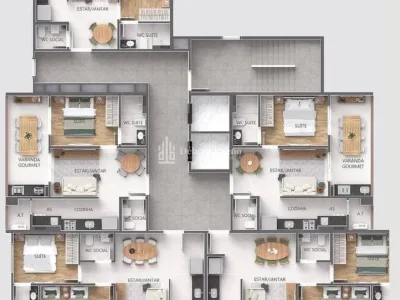 CAIÇARA!! R$ 43.900,00 DE ENTRADA, 1DORMT 1SUITE 1VAGA LAZER COMPLETO
