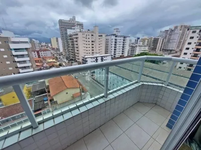 Guilhermina!! Sacada Vista Mar 2 Dormitórios com 1 Suíte e Lazer Show Só 470 Mil